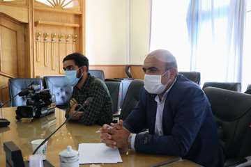  بررسی آخرین وضعیت حوزه سلامت شهرستان دامغان با حضور رئیس دانشگاه99.05.05 